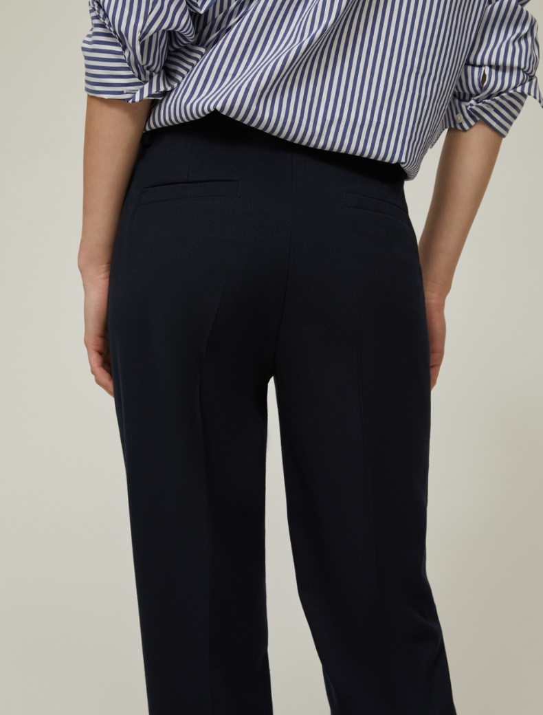 Slim-fit trousers - NAVY - pennyblack