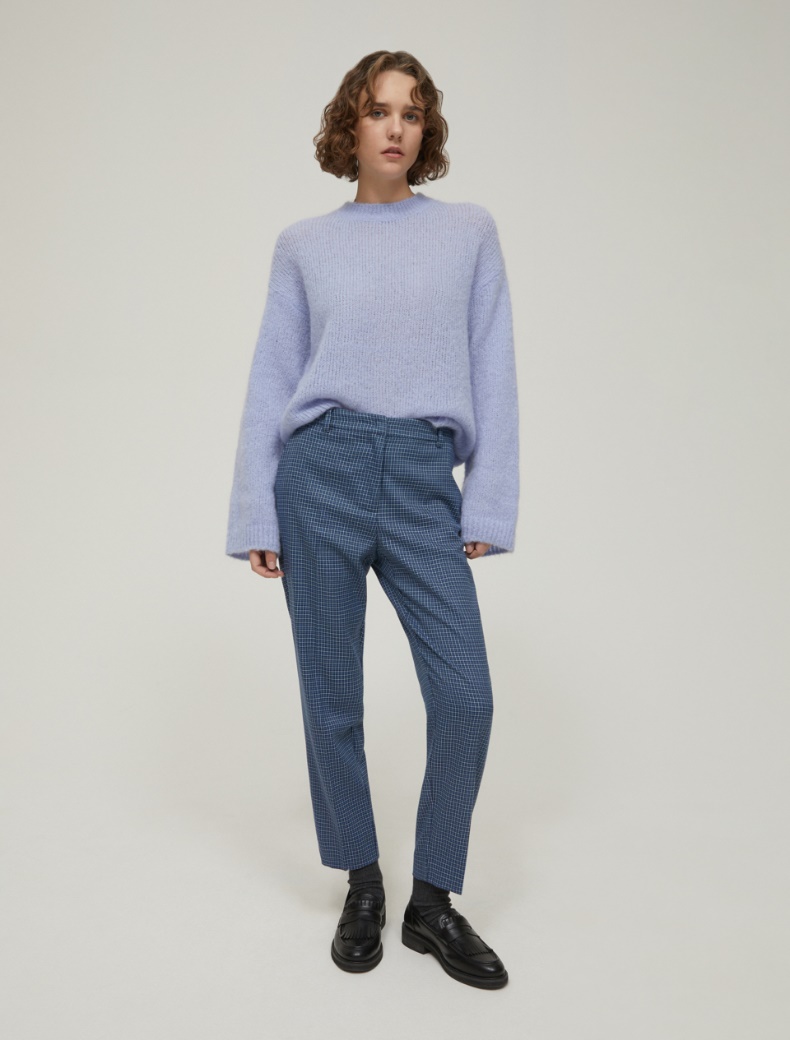 Slim-fit trousers - BLUE AZURE - pennyblack