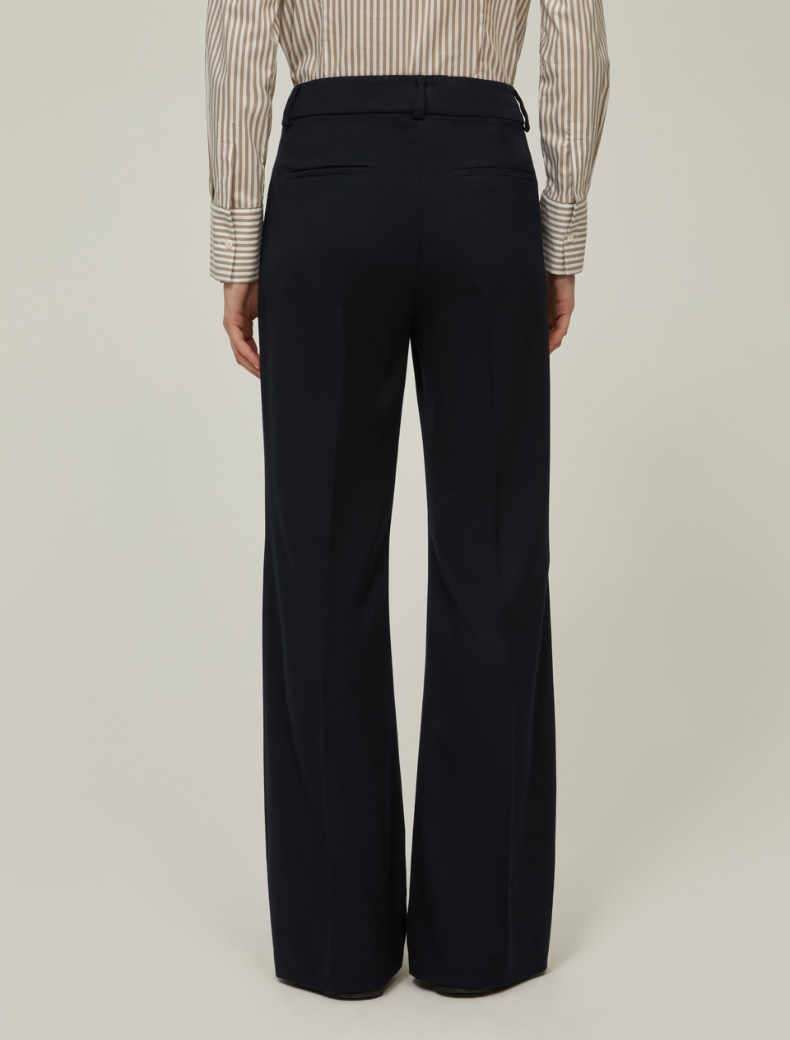 Fit-and-flare trousers - NAVY - pennyblack