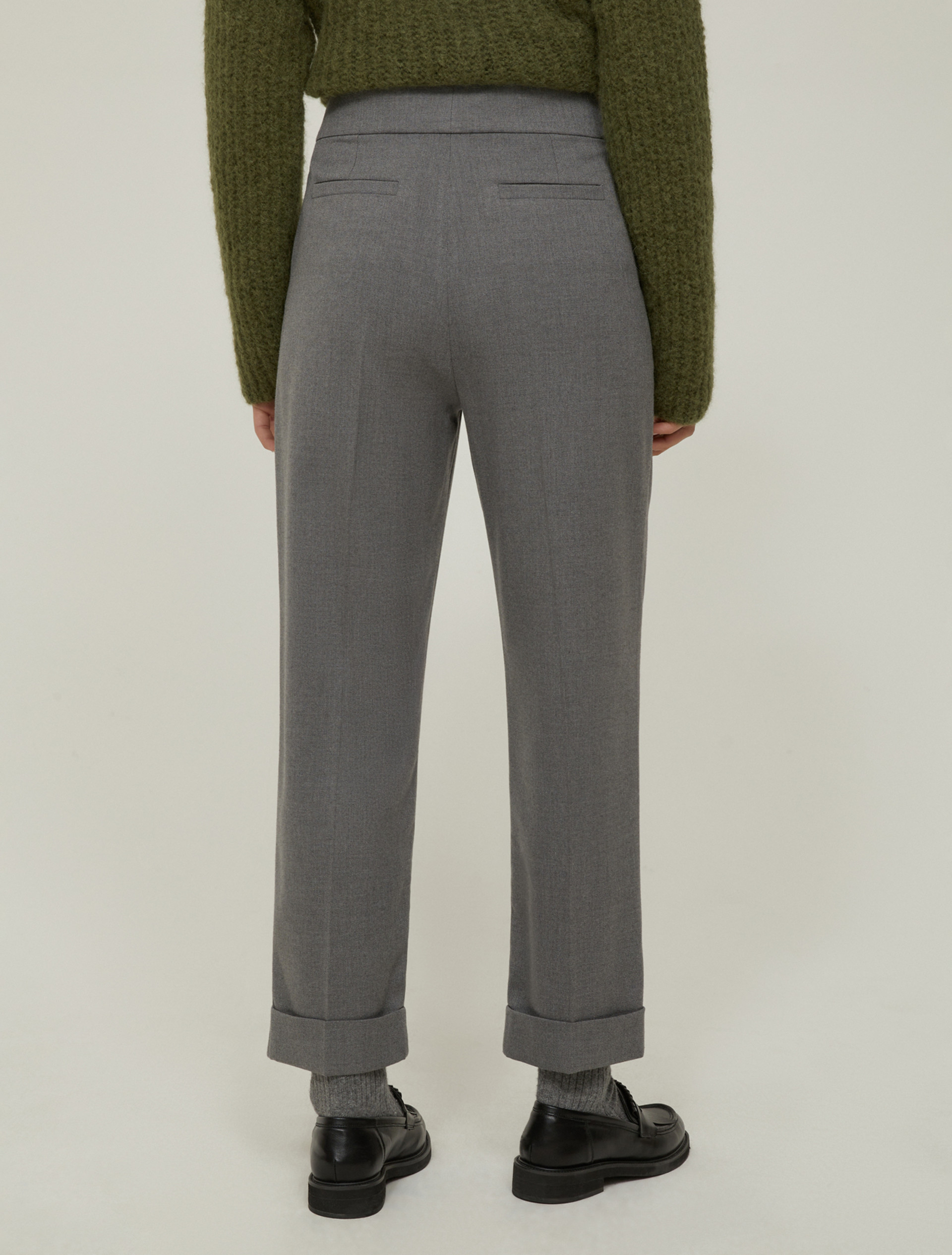 Pantaloni carrot fit - GRIGIO - pennyblack