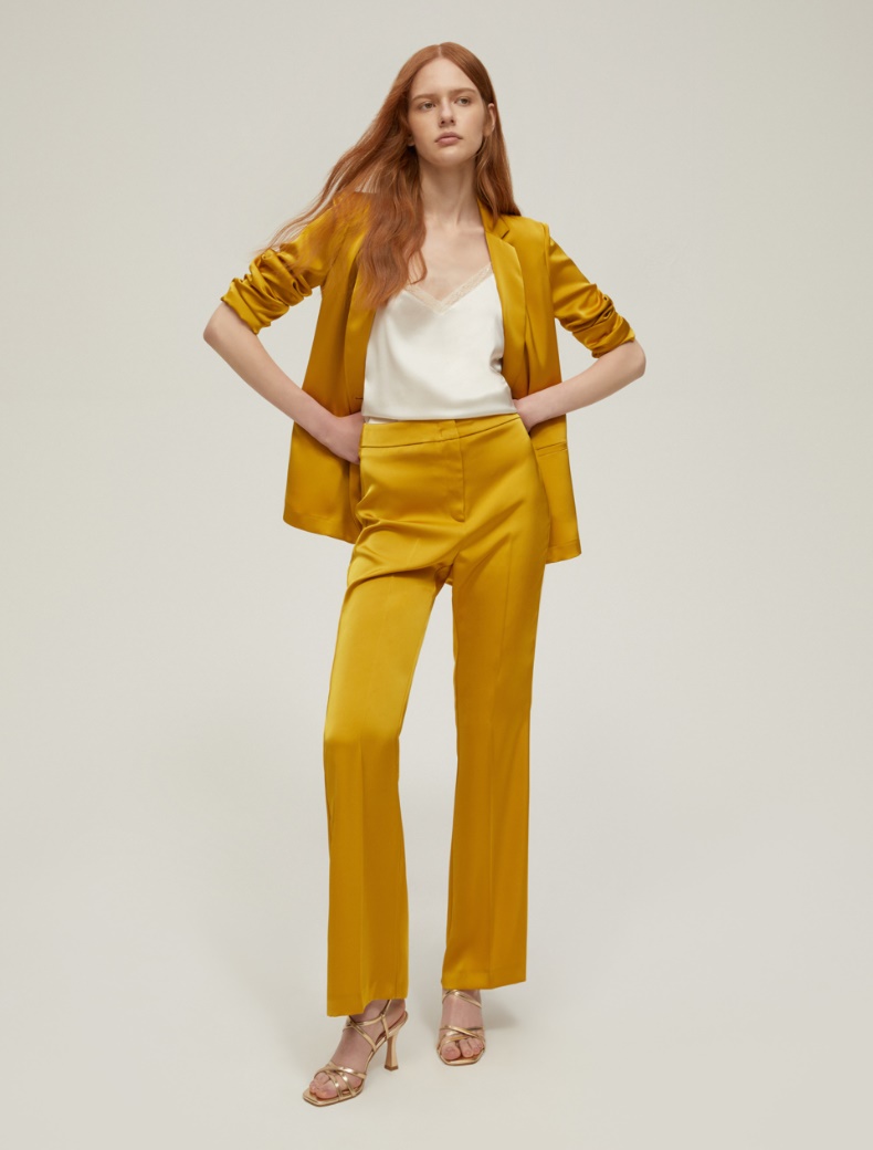 Silk-satin top - IVORY - pennyblack