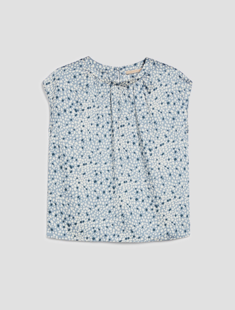 Fluid twill top - LIGHT BLUE - pennyblack