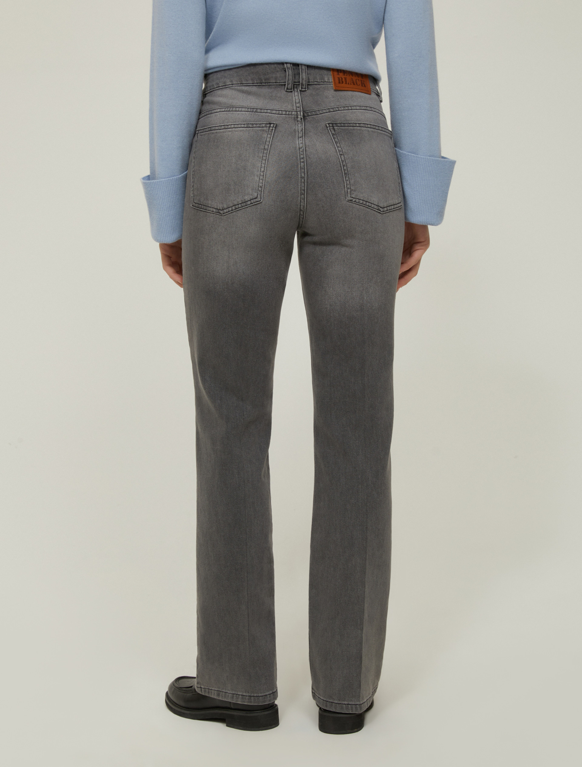Bootcut jeans - GREY - pennyblack