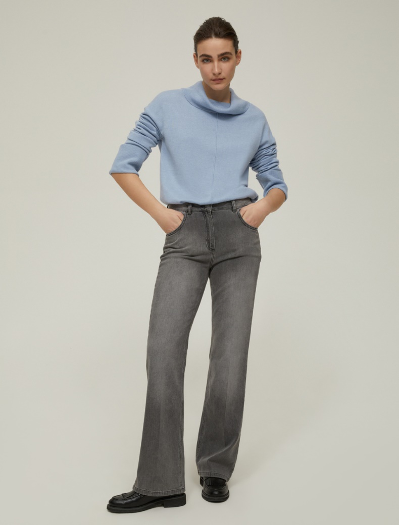 Bootcut jeans - GREY - pennyblack