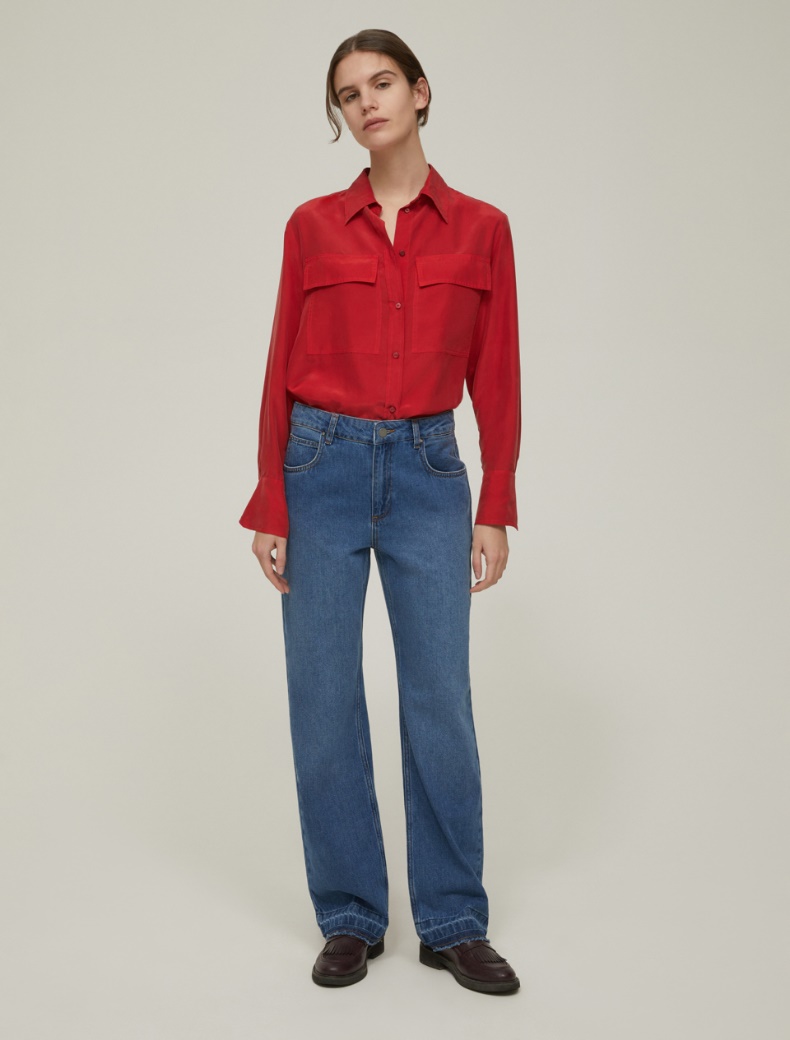 Straight-fit jeans - NAVY - pennyblack