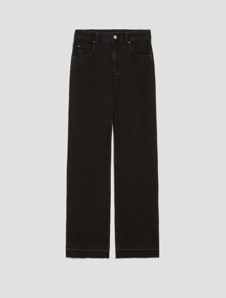 Straight-fit jeans - BLACK - pennyblack
