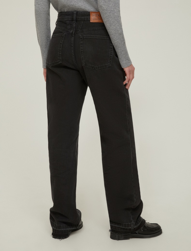 Straight-fit jeans - BLACK - pennyblack