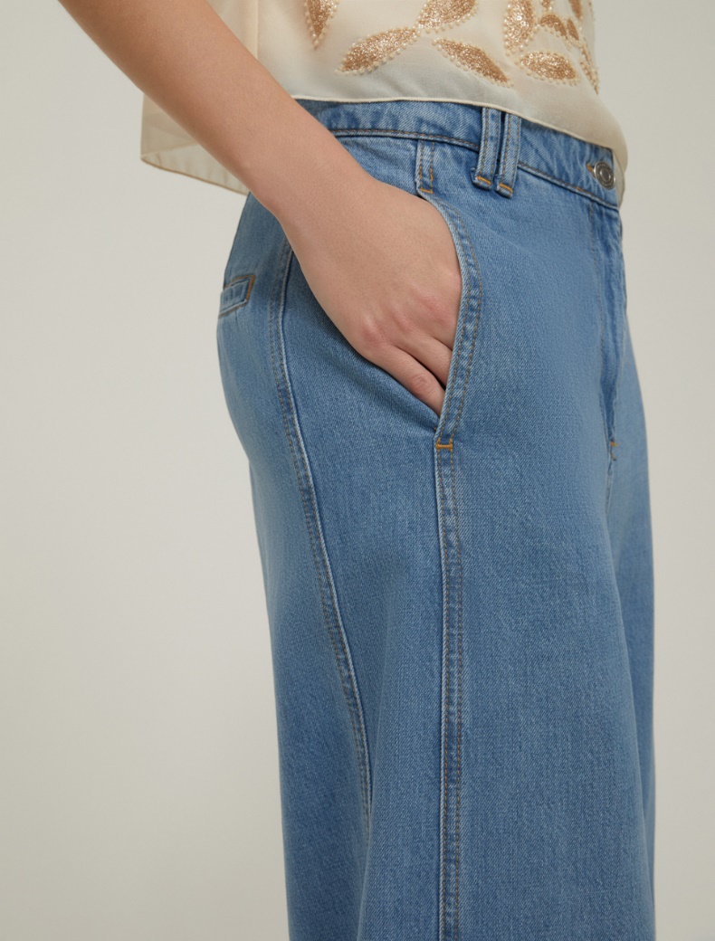 Wide-leg jeans - NAVY - pennyblack