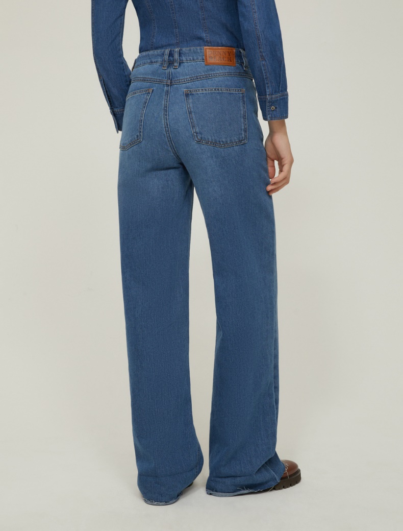 Puddle jeans - NAVY - pennyblack