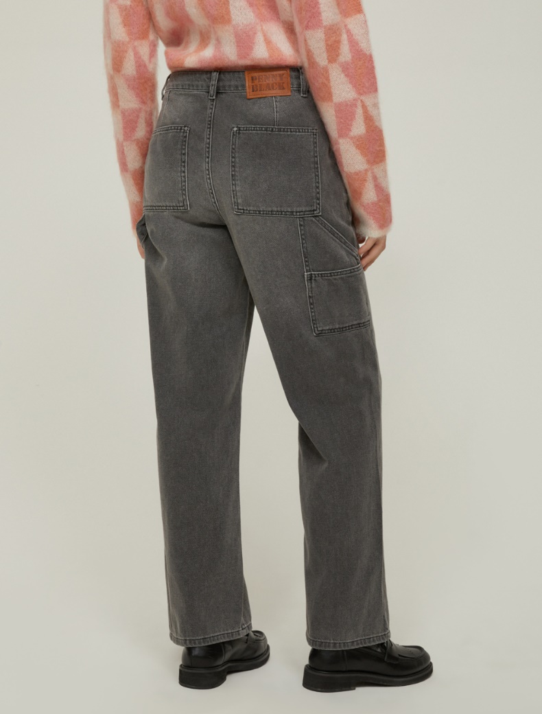 Cargo jeans - GREY - pennyblack