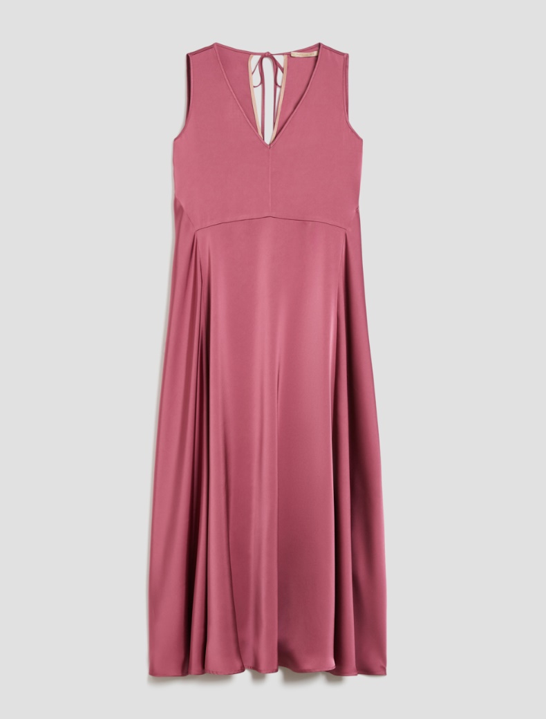 Fluid satin dress - MAUVE - pennyblack