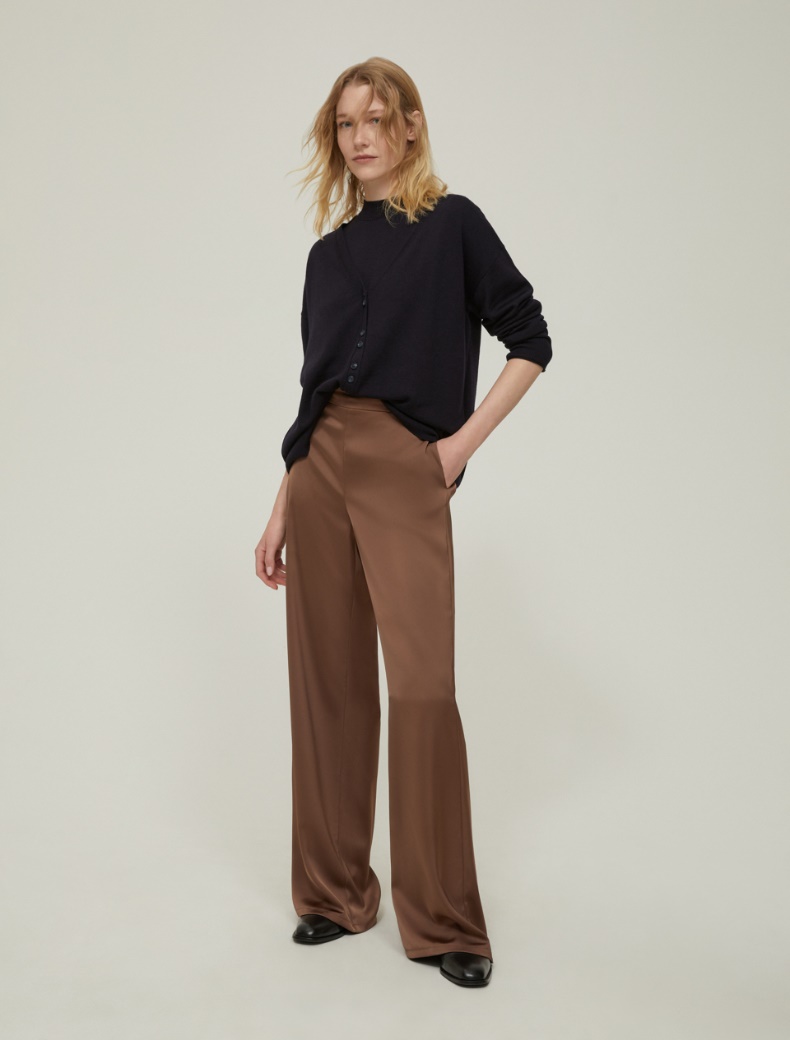 Fine pure wool cardigan - NAVY - pennyblack