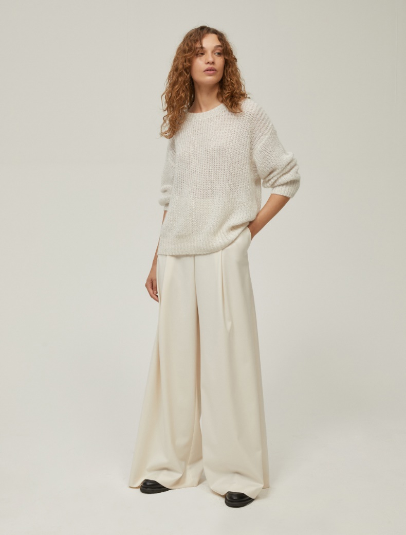 Micro-sequin sweater - CREAM - pennyblack