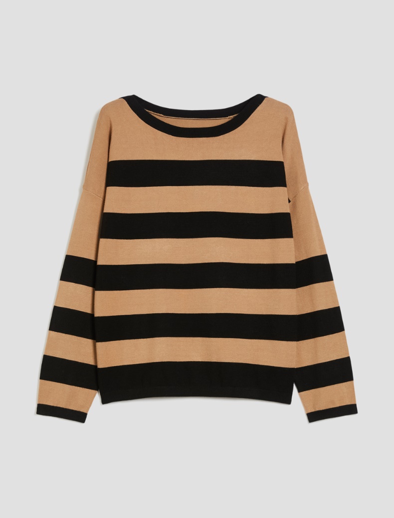Boat-neck sweater - CAMEL - pennyblack