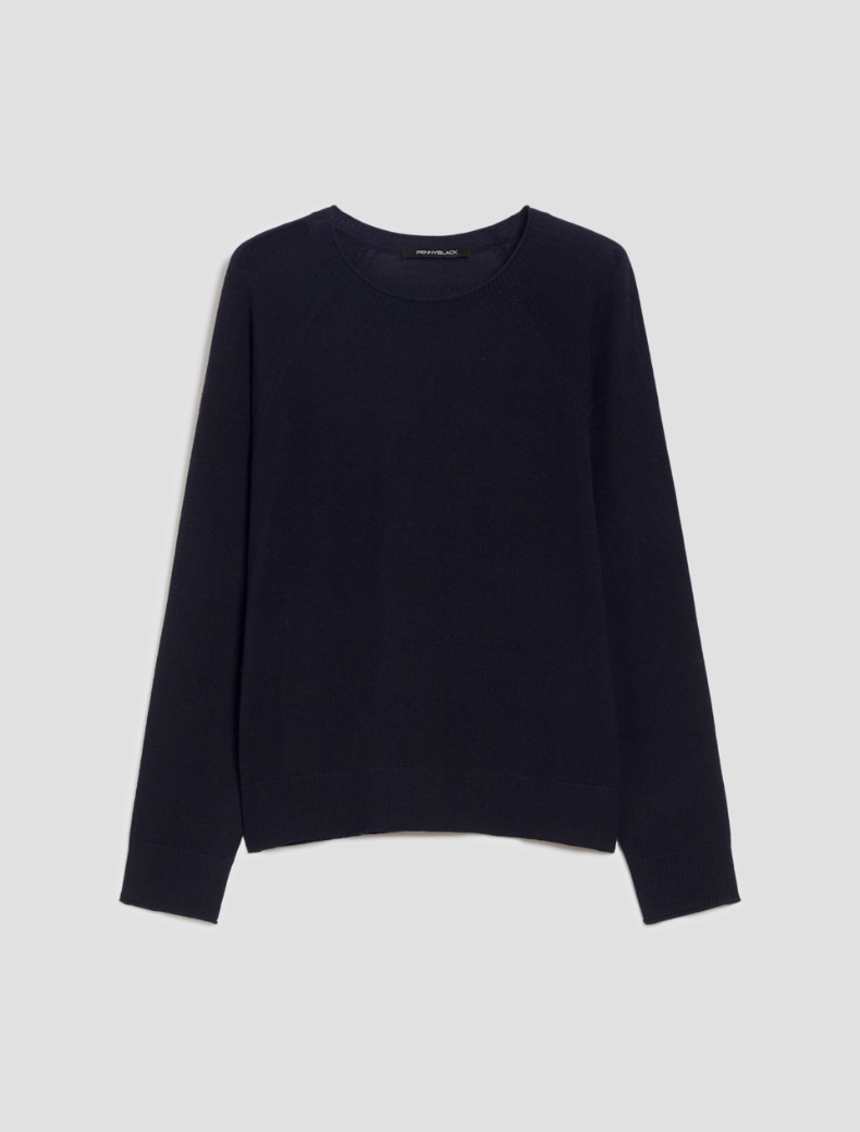 Fine pure wool sweater - NAVY - pennyblack