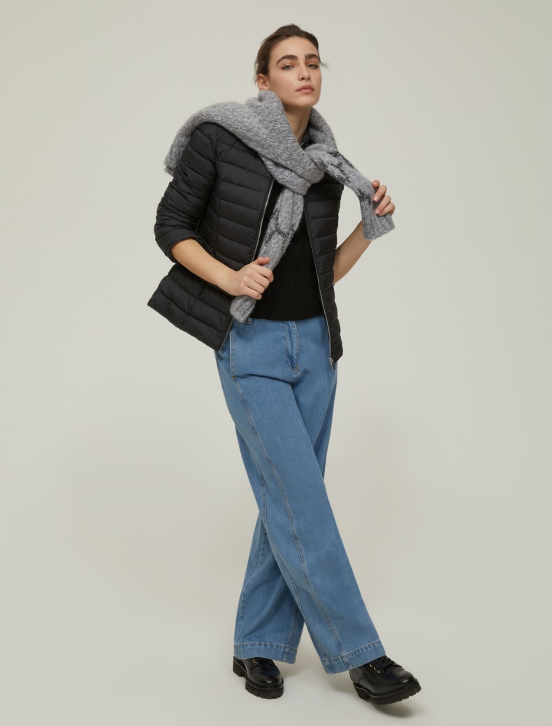 Slim-fit multi-rib sweater - BLACK - pennyblack