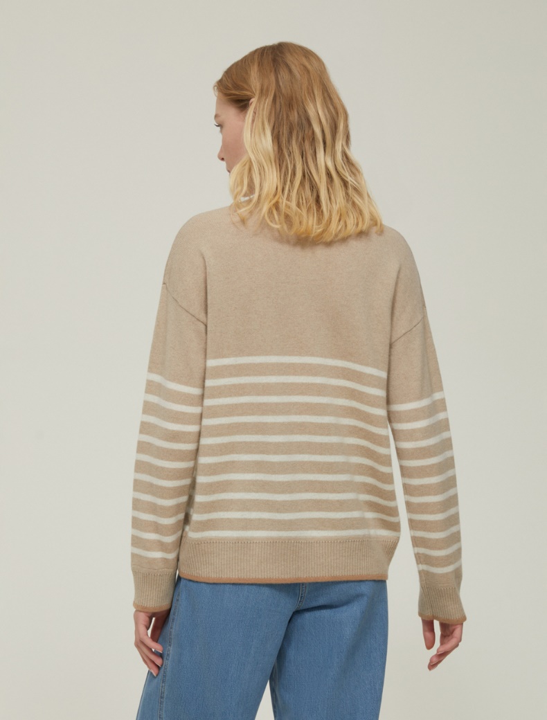 Wool and cashmere sweater - BEIGE - pennyblack