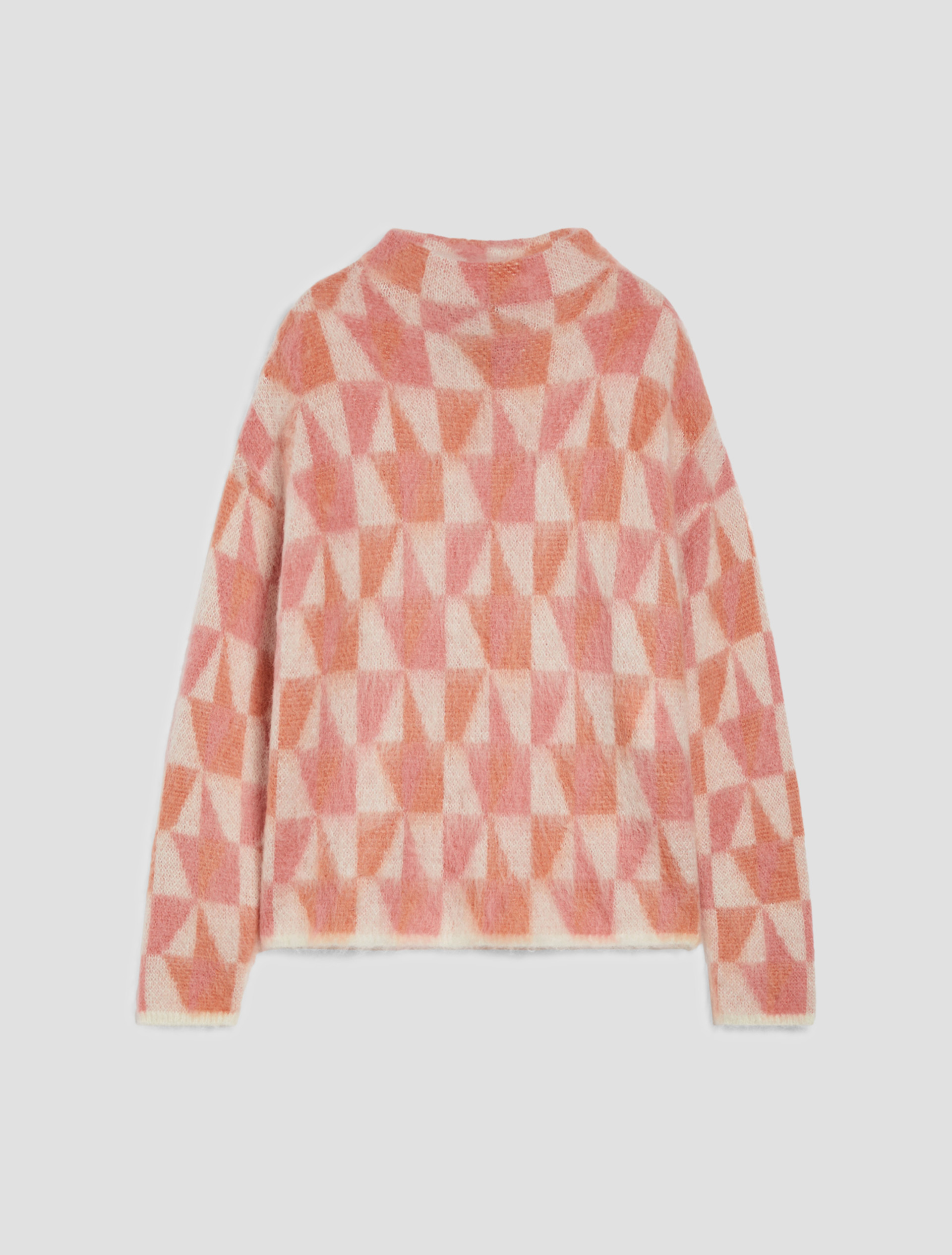 Jacquard mohair sweater - PINK - pennyblack