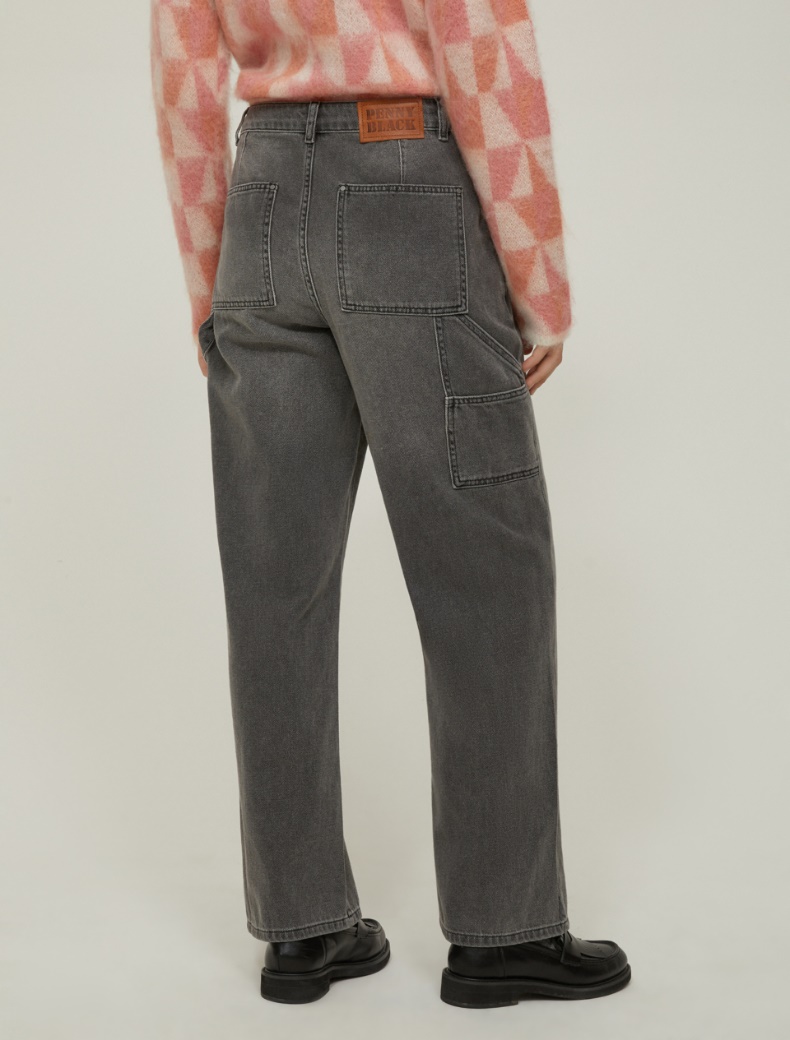 Jacquard mohair sweater - PINK - pennyblack