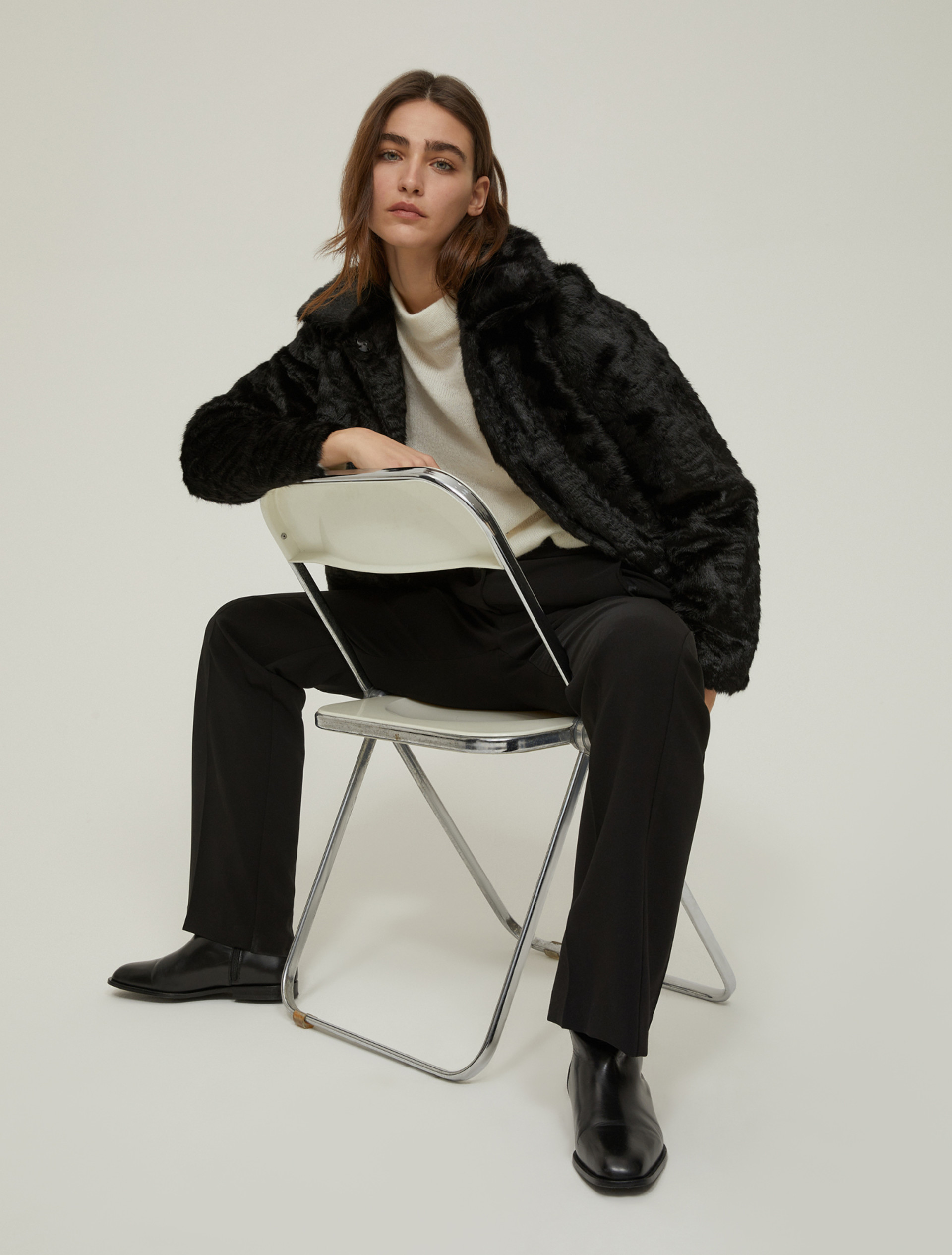 Soft material jacket - BLACK - pennyblack