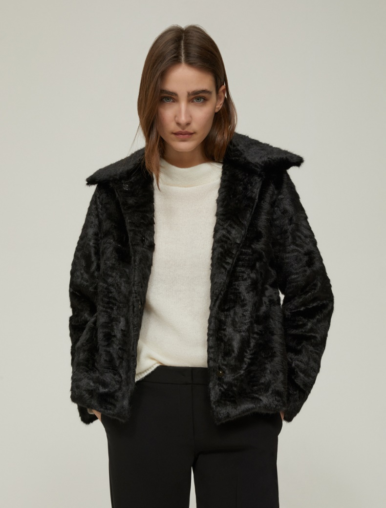 Soft material jacket - BLACK - pennyblack
