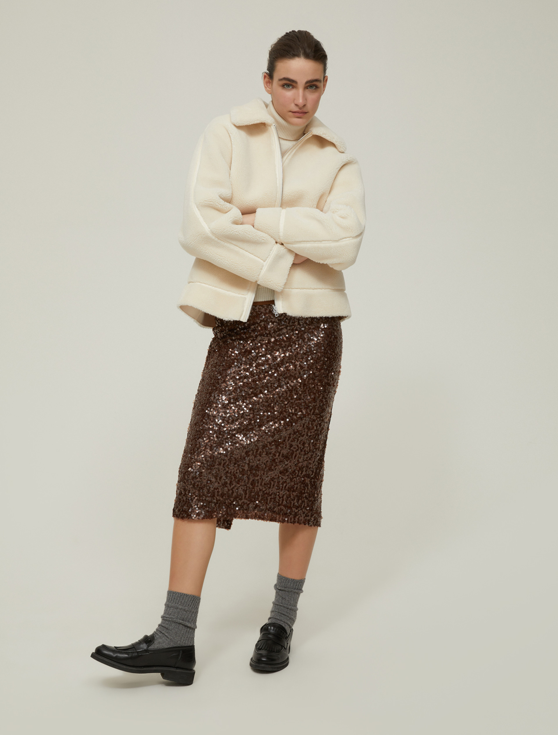 Reversible jacket - IVORY - pennyblack