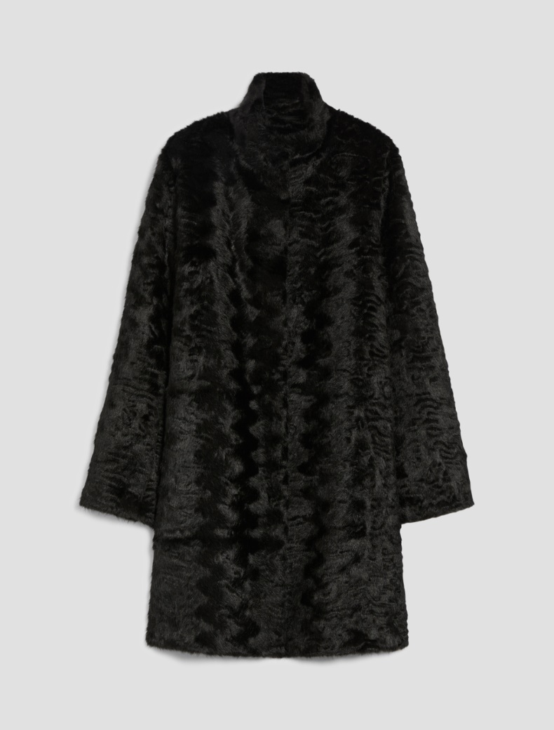Soft material coat - BLACK - pennyblack