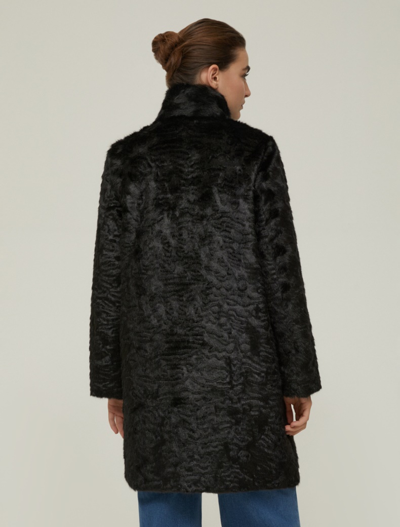 Soft material coat - BLACK - pennyblack
