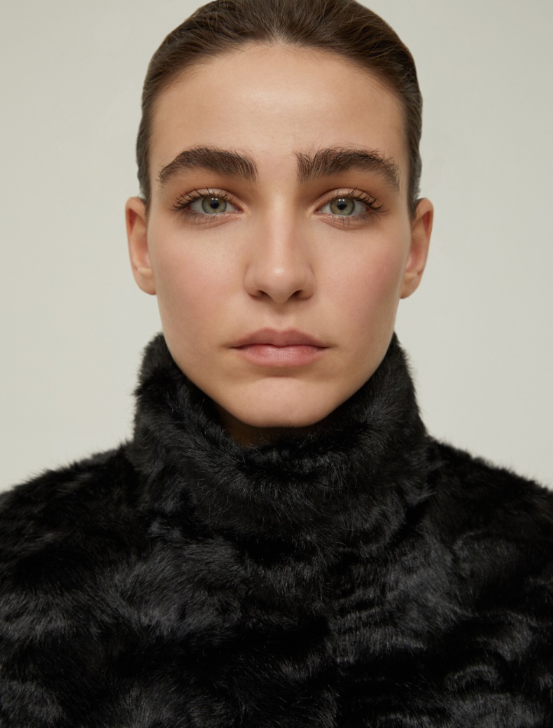 Soft material coat - BLACK - pennyblack