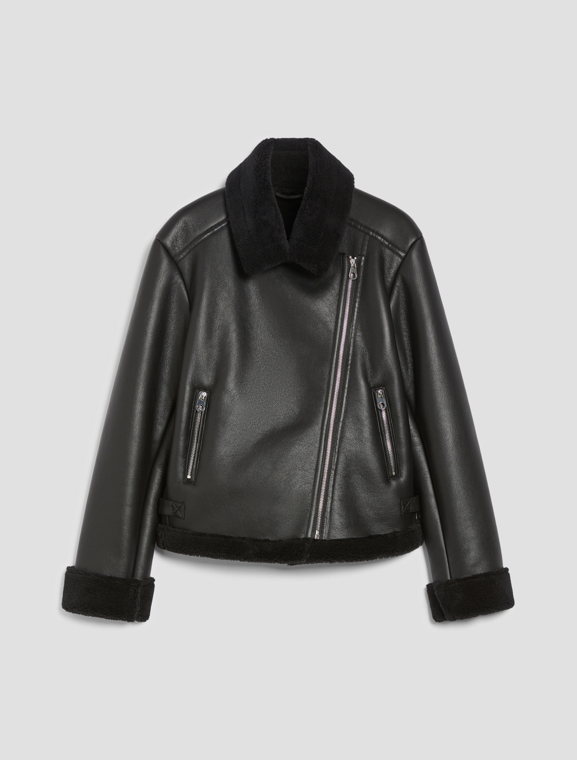 Coated fabric jacket - BLACK - pennyblack