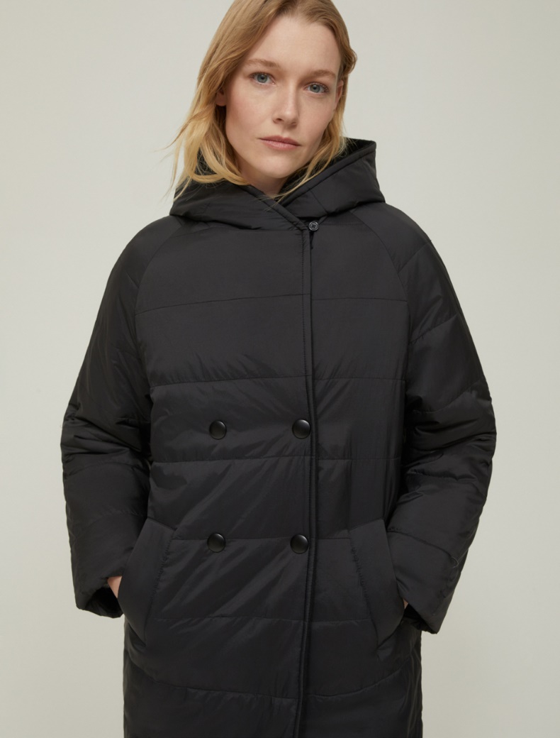 Reversible padded coat - BLACK - pennyblack