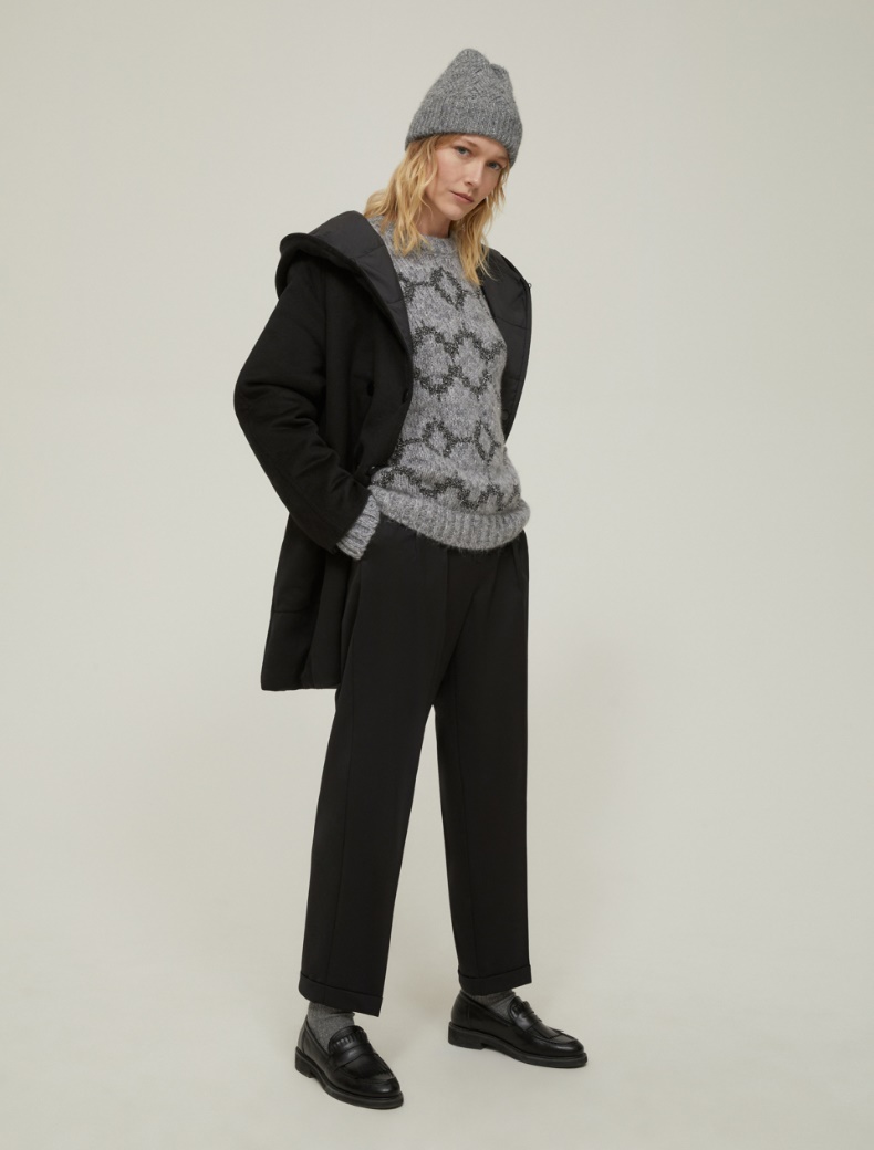 Reversible padded coat - BLACK - pennyblack