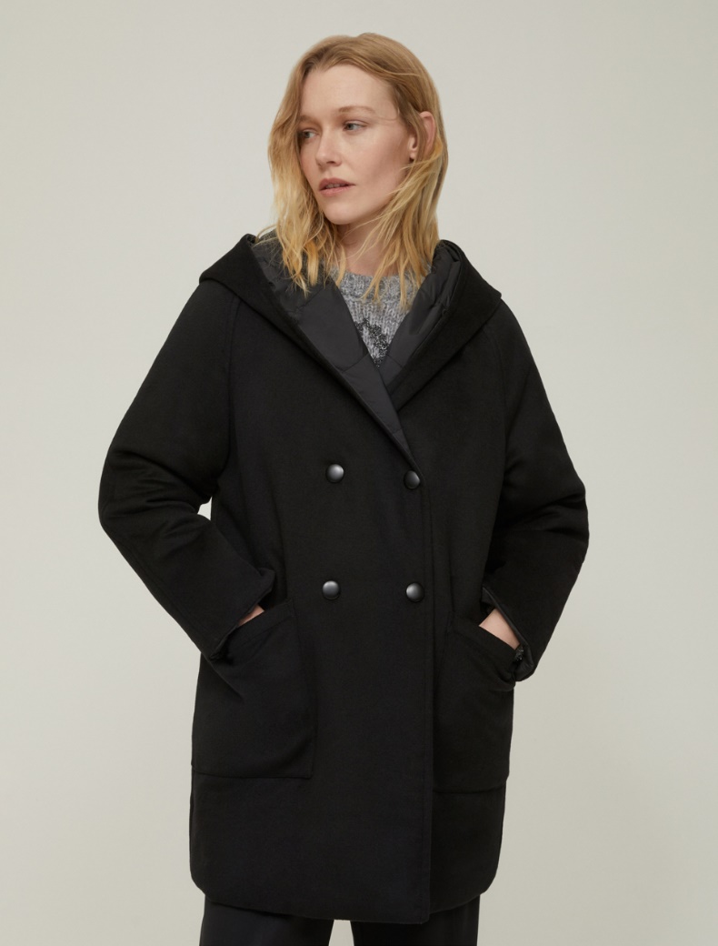 Reversible padded coat - BLACK - pennyblack