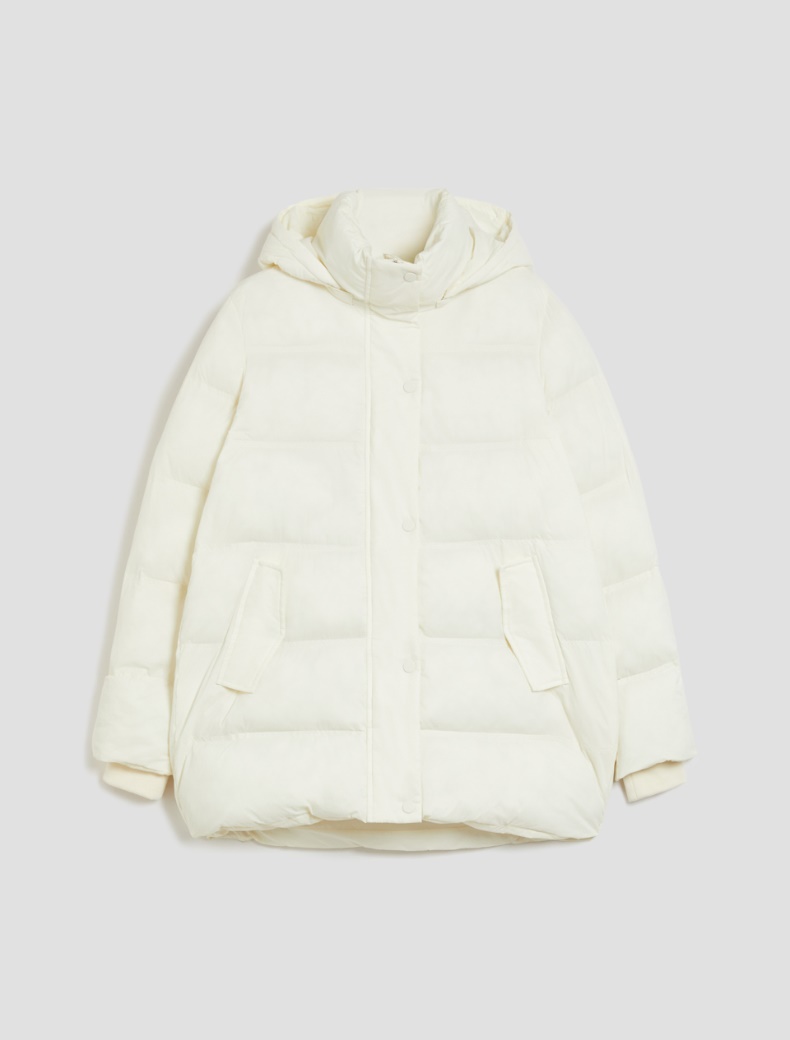 Hooded padded jacket - IVORY - pennyblack