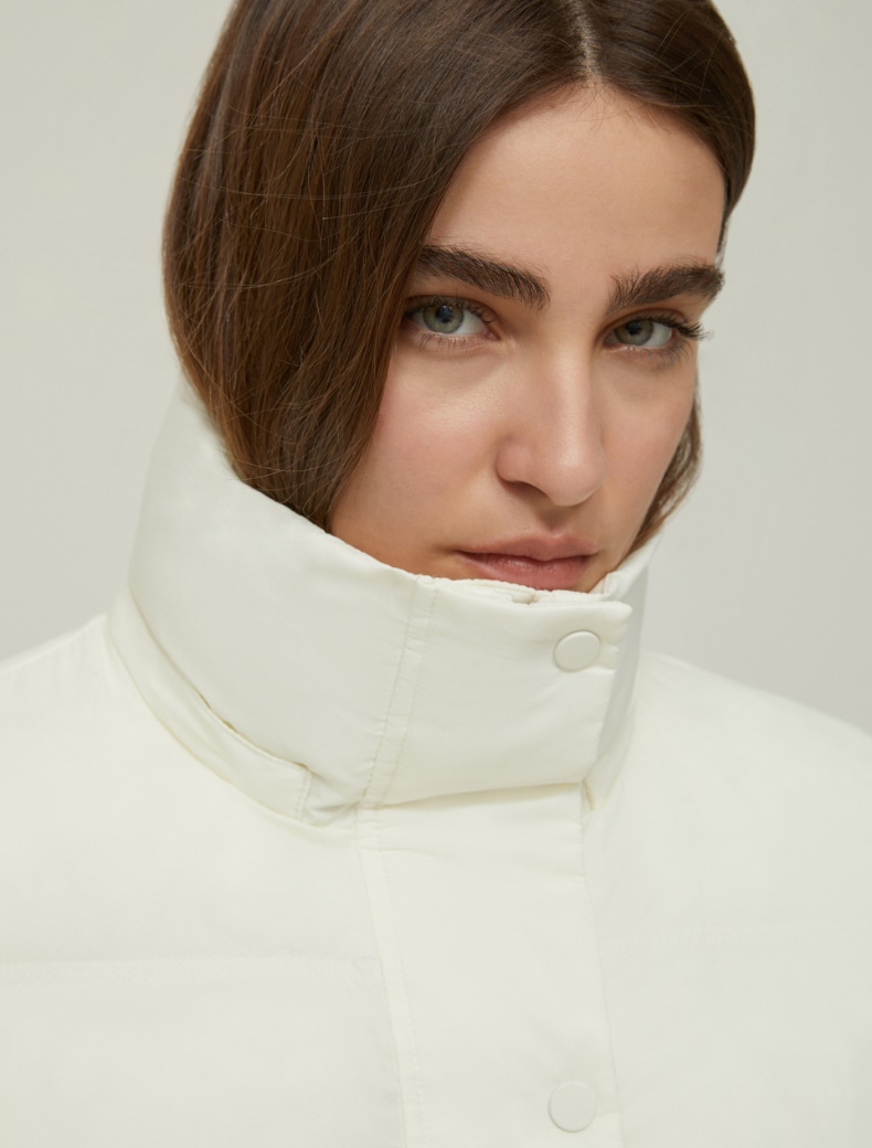 Hooded padded jacket - IVORY - pennyblack