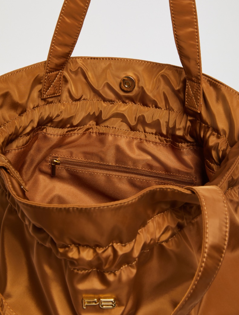 Technical fabric tote-pack - TOBACCO - pennyblack