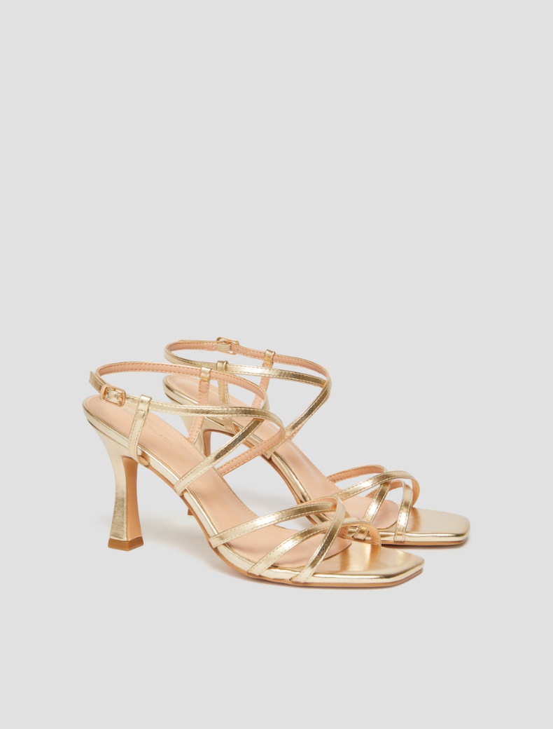 Laminated sandals - GOLD - pennyblack