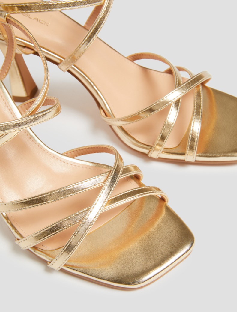 Laminated sandals - GOLD - pennyblack