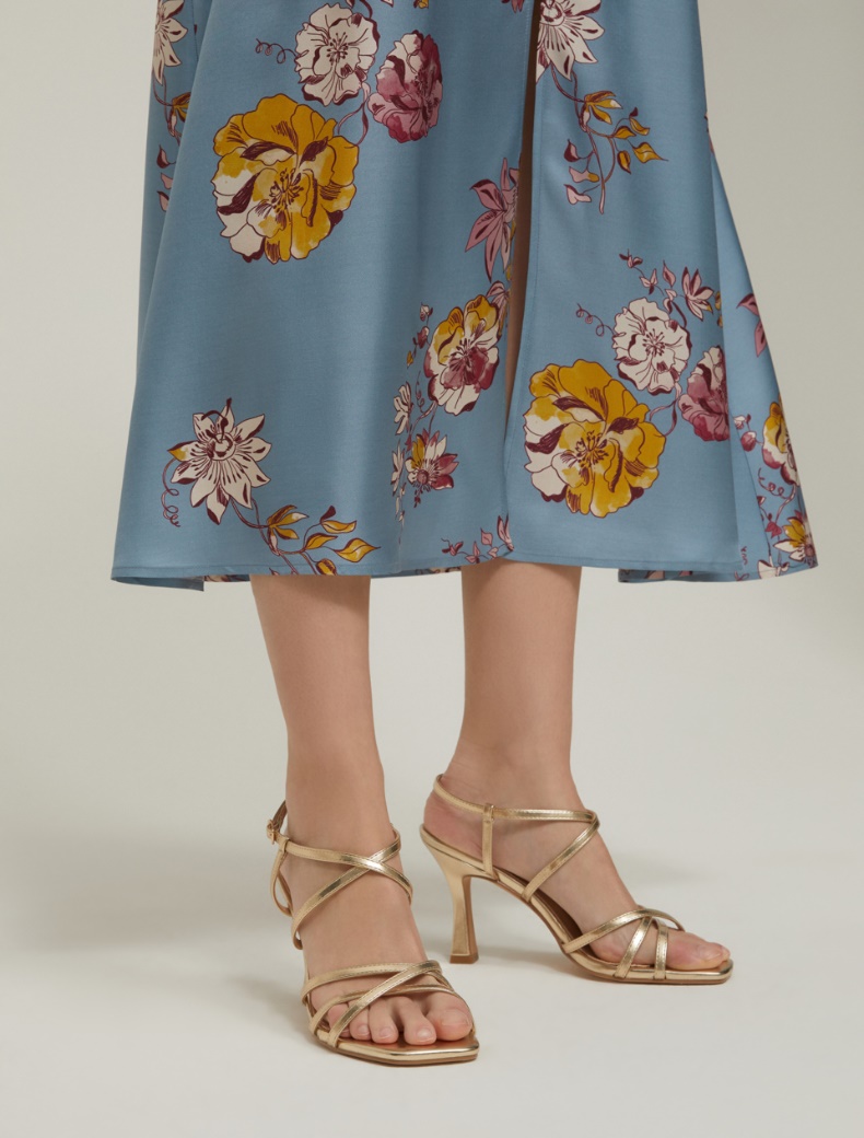 Laminated sandals - GOLD - pennyblack