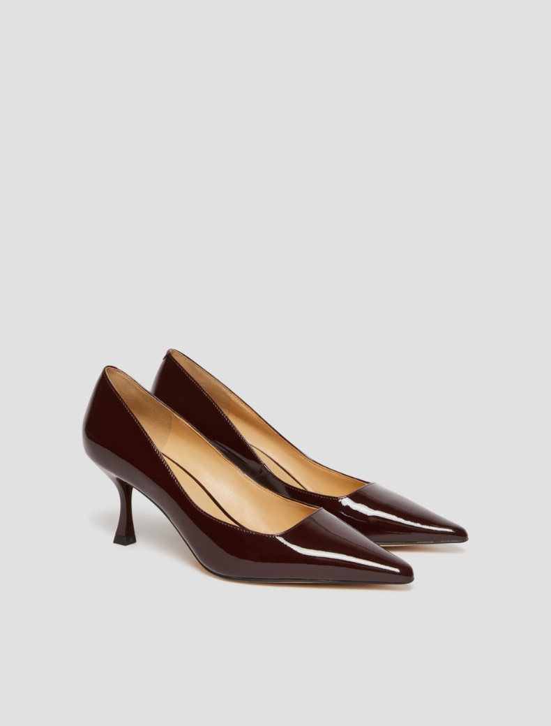 Leather pumps - BORDEAUX - pennyblack