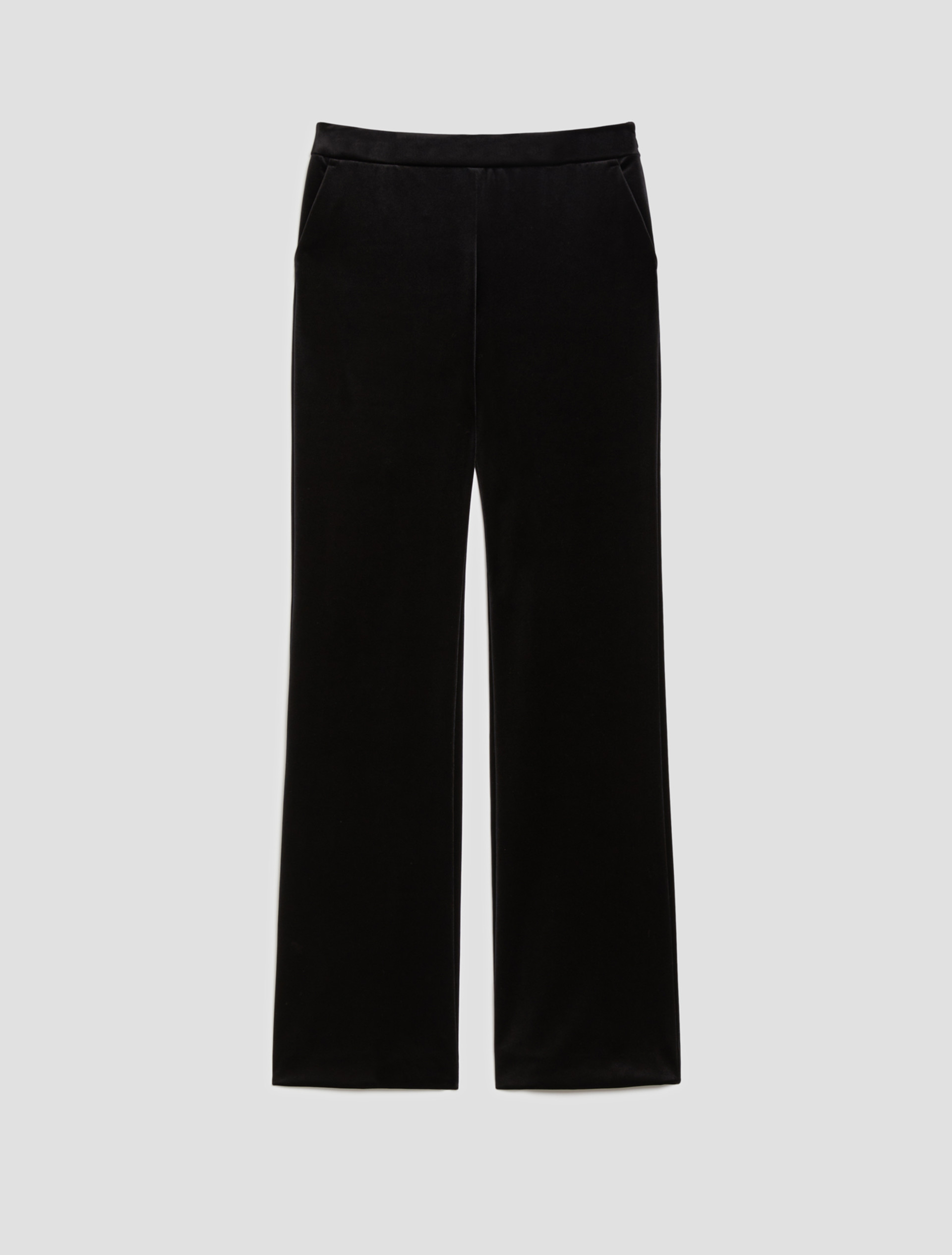 Velvet jersey trousers - BLACK - pennyblack