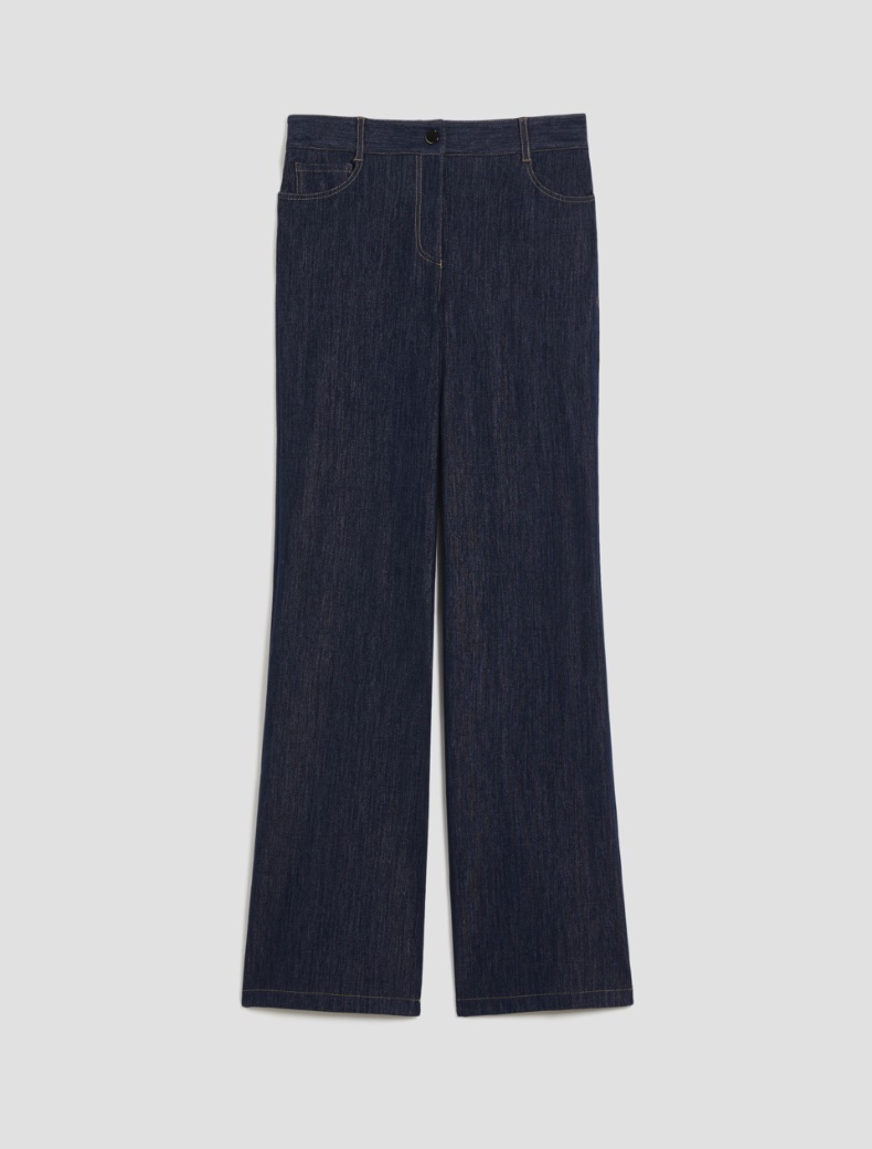 Jersey straight-leg jeans - MIDNIGHTBLUE - pennyblack