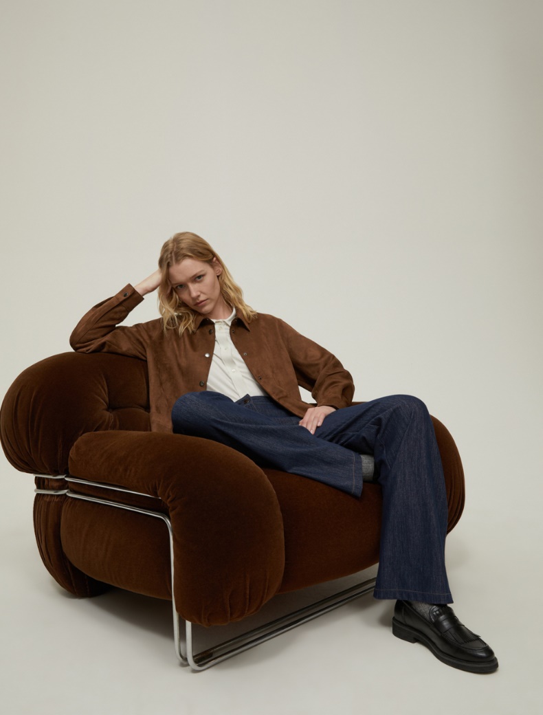 Jersey straight-leg jeans - MIDNIGHTBLUE - pennyblack