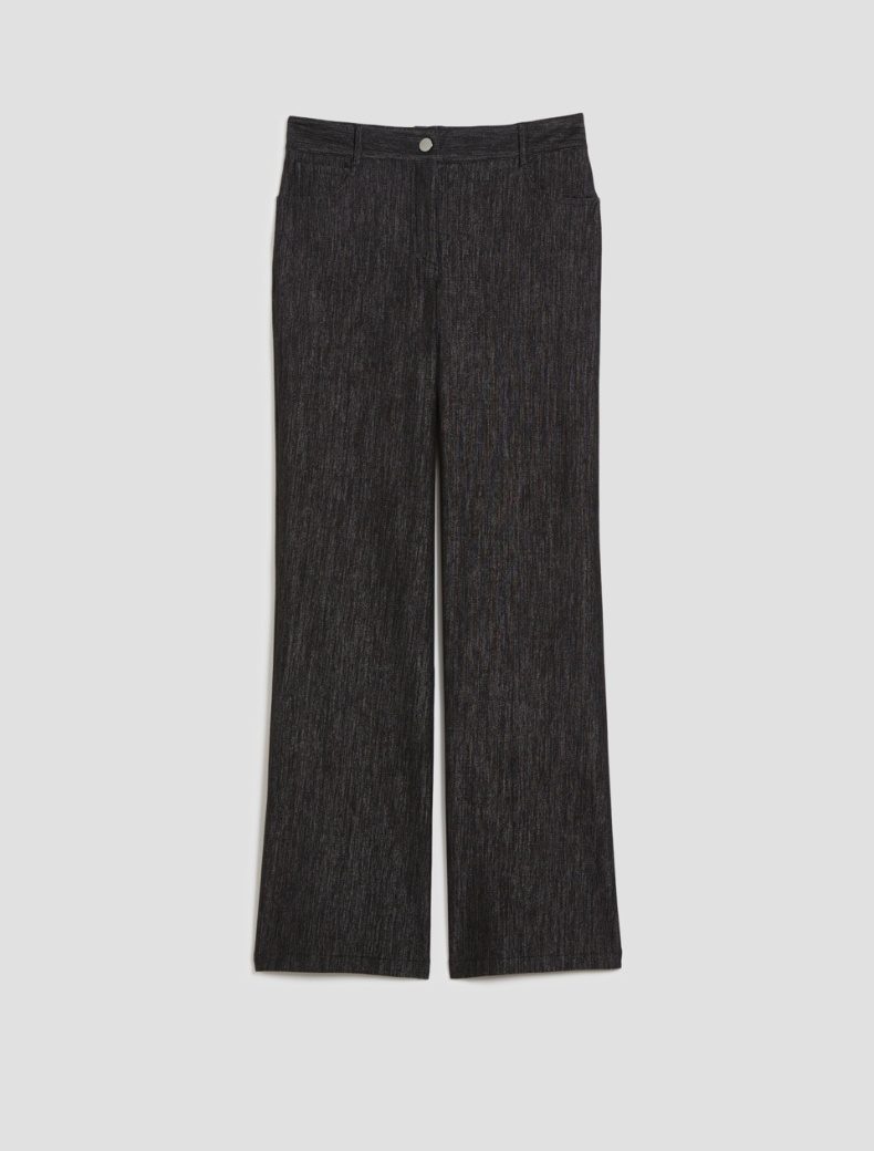 Jersey straight-leg jeans - BLACK - pennyblack