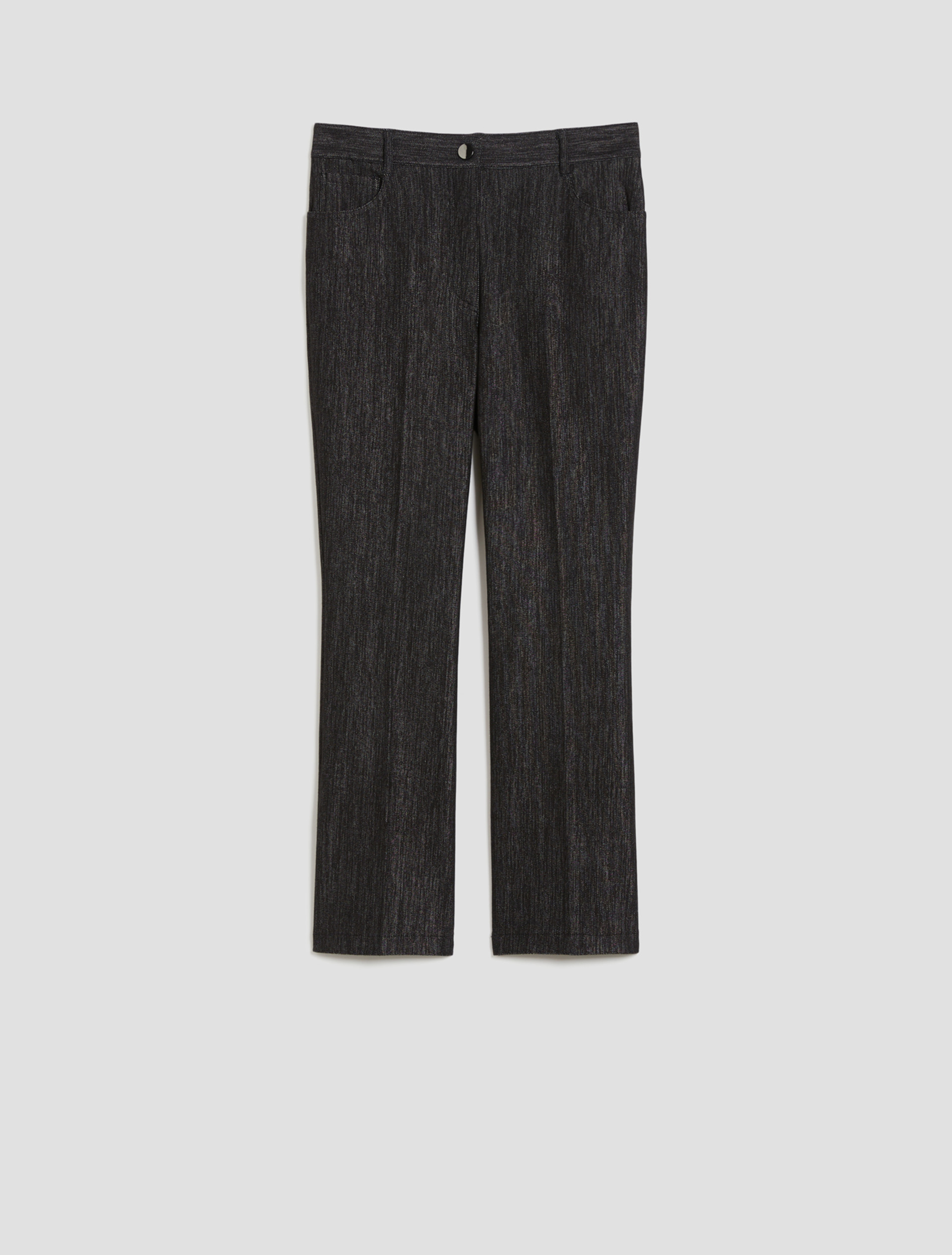 Jeans mini-flare fit in jersey - NERO - pennyblack