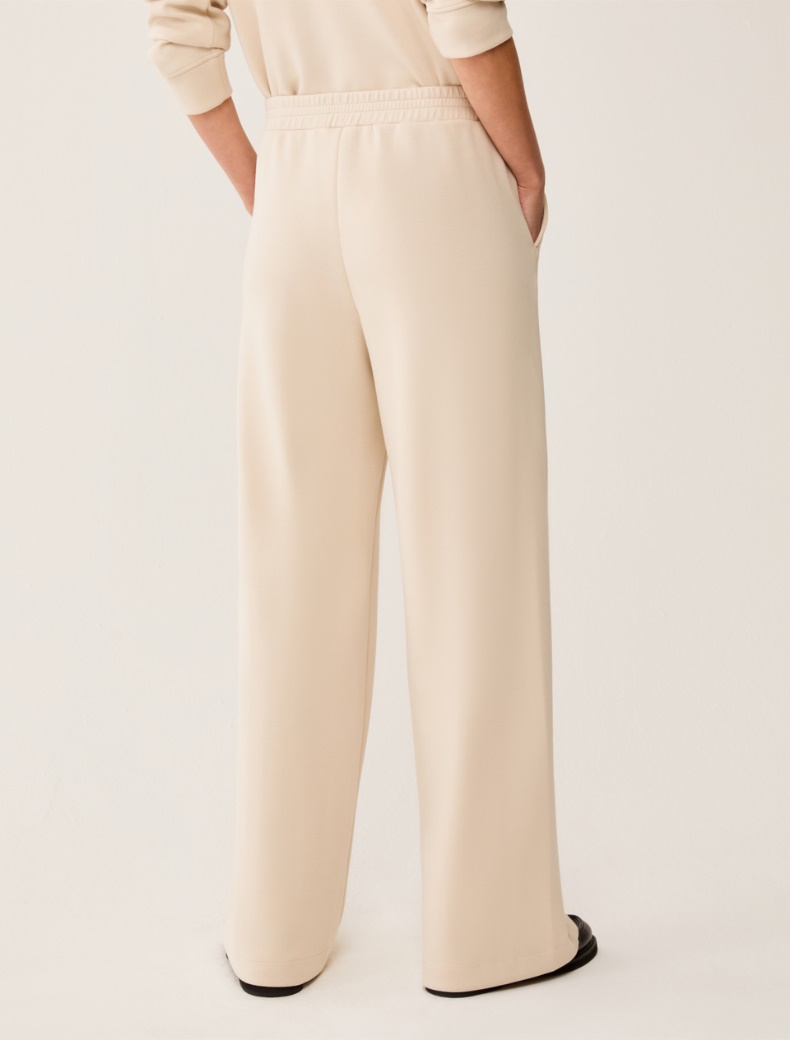 Wide-fit fleece joggers - VANILLA - pennyblack