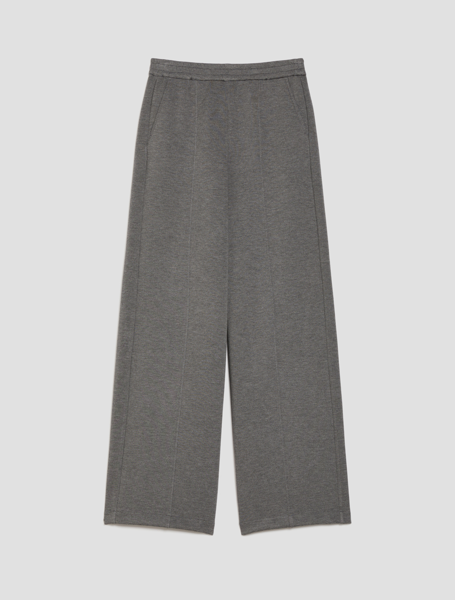 Joggers ampi in felpa - GRIGIO MELANGE - pennyblack