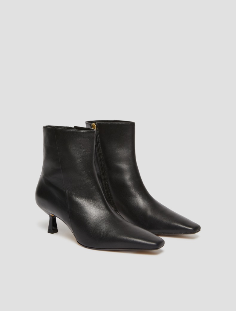 Nappa leather ankle boots - BLACK - pennyblack