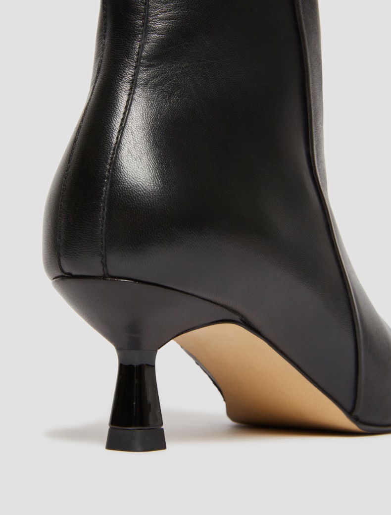Nappa leather ankle boots - BLACK - pennyblack