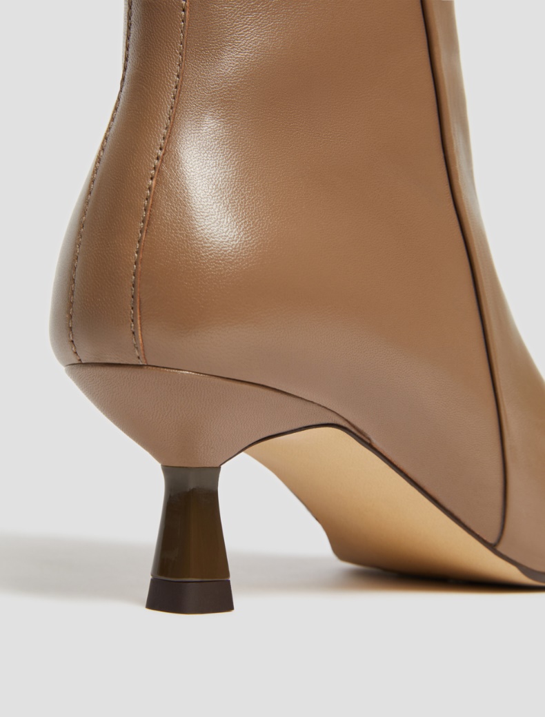 Nappa leather ankle boots - MUD - pennyblack